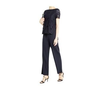 Tory Burch Navy Lace Jumpsuit